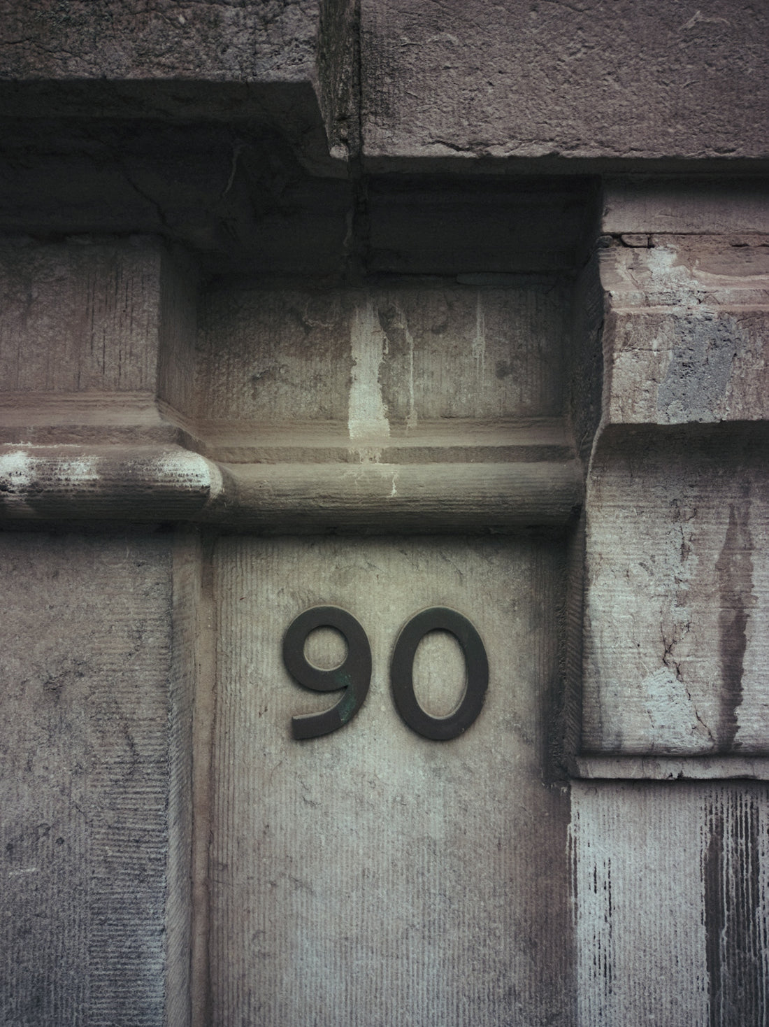 A door with the number 90 on it