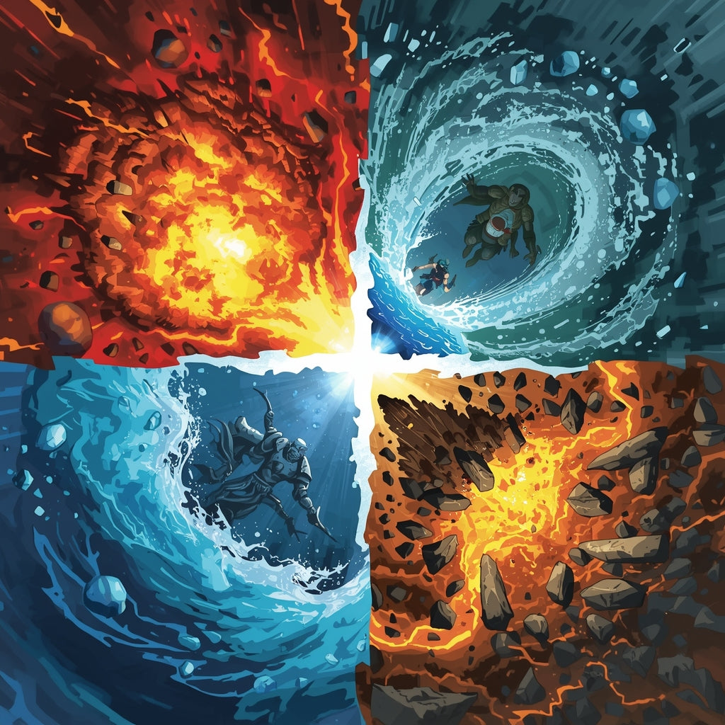 25 Elemental Magic Items for D&D 5e | Fire, Water, Air, Earth & Premium VTT Content